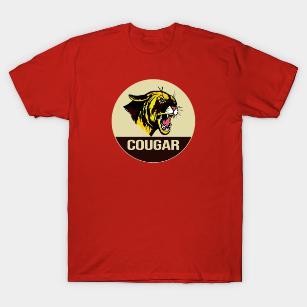 Cougar | Gas station | Cougar Fuel  | Cougar Oil | Automobile service stations T-Shirt by japonesvoador